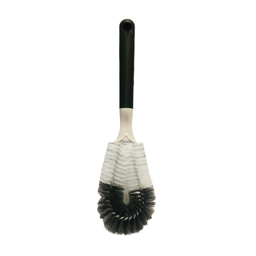 Rose Shaped Cup Brush Long Handle Cleaning Cloth Cup Brush Foam Shell Cleaning Bottle Sponge Brush Rs-300027 details Picture