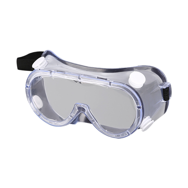 厂家批发护目镜工业四孔头部调节劳保眼镜滑雪实验PC四珠大风镜详情图4