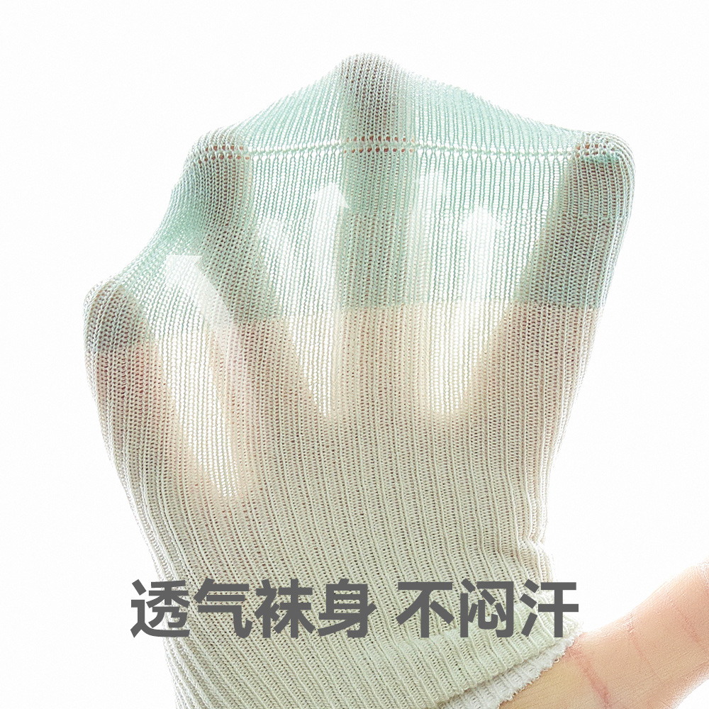 Little Dragon Man 2024 Spring/Summer Striped Baby Socks 0-5 Years Old Boneless Double Needle Children's Socks Thin Cotton Baby Socks For Boys And Girls Specification drawing