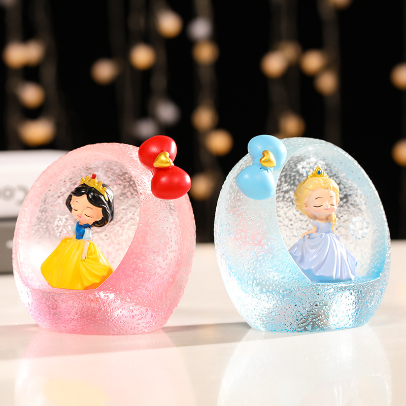 Wholesale of creative new gradient color Magic Princess star lights, girlish heart luminous night lights decorative gifts Specification image