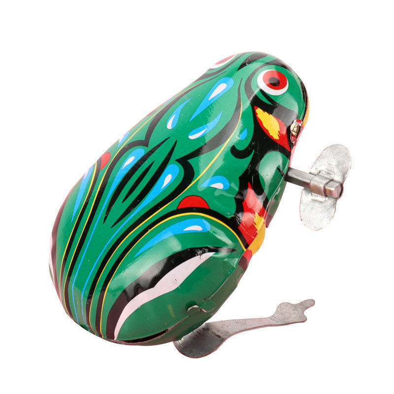 Park Square Clockwork Toys Wholesale Spot Iron Frog Factory Price Direct Sales Classic Nostalgia Chain Iron Mouse Inertia Children's Small Toys Stall Toy Factory Price Direct Sales Item Picture