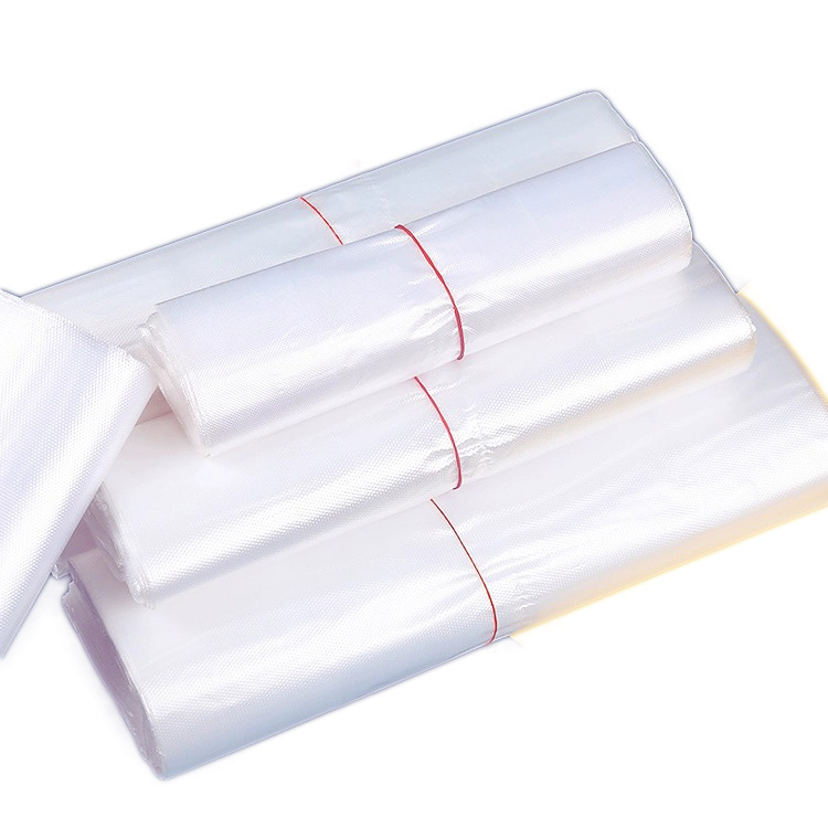 White Plastic Bag Shopping Bag Customized Printed Logo Transparent Food Vest Bag Customized Takeout Packing Convenient Bag Item Picture