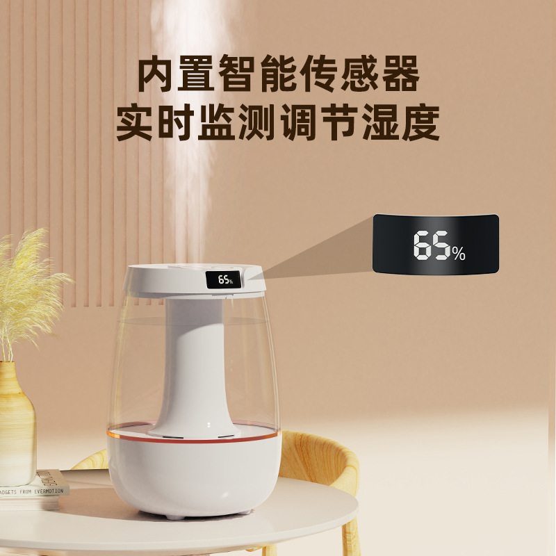 Air humidifier Household fog volume New large capacity bedroom quiet cross-border usb desktop mist humidifier Application Scenario