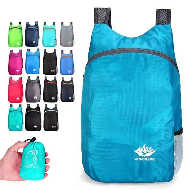 跨境折叠包超轻便携收纳包旅行包 防水双肩包户外运动背包皮肤包