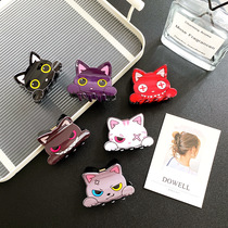 Dovey jewelry imitation acetic acid creative cute cat claw clip acrylic medium shark clip back head hair clip
