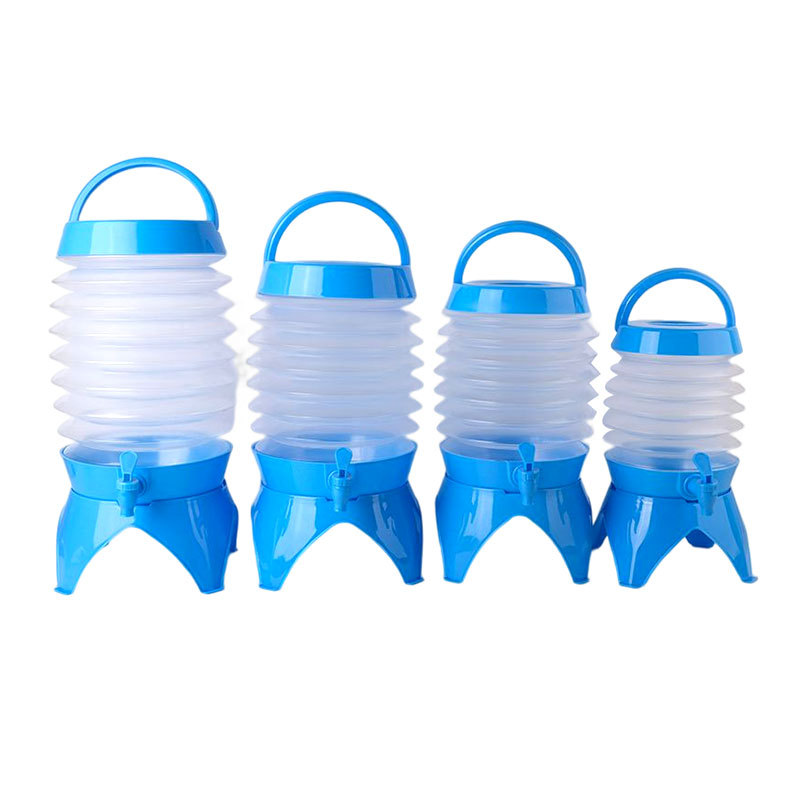 创意折叠饮水桶大容量 旅行野餐取水容器3.5L-9.5L户外便携储水桶产品图