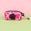 Maidi Cross-border's new fashionable heart-shaped printed pet dog walking garbage bag dispenser and portable poop bag storage Specification image