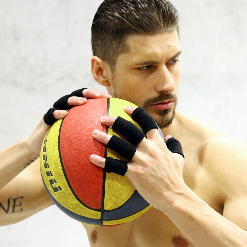 厂家尼龙护指套篮球护指护手一套10只运动护具体育用品一件代发