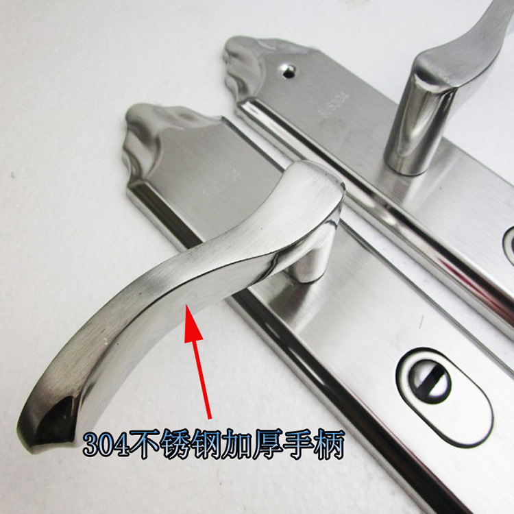 Stainless Steel Panel Anti-Theft Door Handle Manufacturers Supply Door Handle Mechanical Lock Plastic Steel Door Handle Lock Accessories Specification drawing