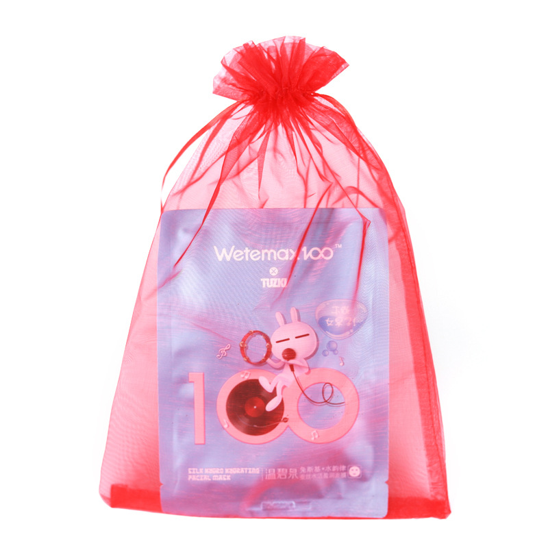 Wedding candy bag, gauze bag, cosmetics drawstring bag, gift bag, jewelry storage gauze bag, organ-gauze bag, gauze bag Item Picture