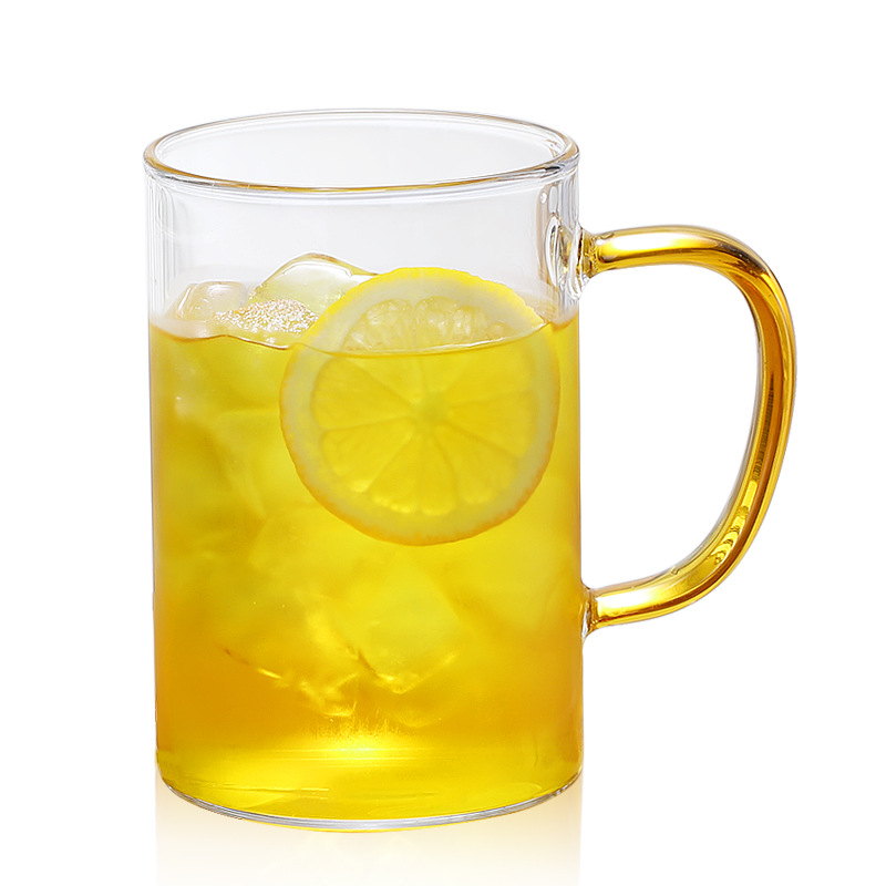 High Borosilicate Heat Resistant Glass Breakfast Cup Milk Juice Cup Mug Large Capacity Transparent Water Cup Cup Item Picture