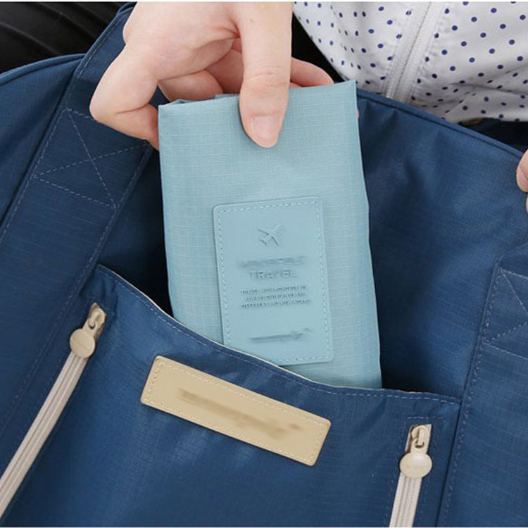 手提折叠小鞋袋 旅行收纳包 鞋子收纳袋 多功能防水沙滩旅游鞋包详情图2