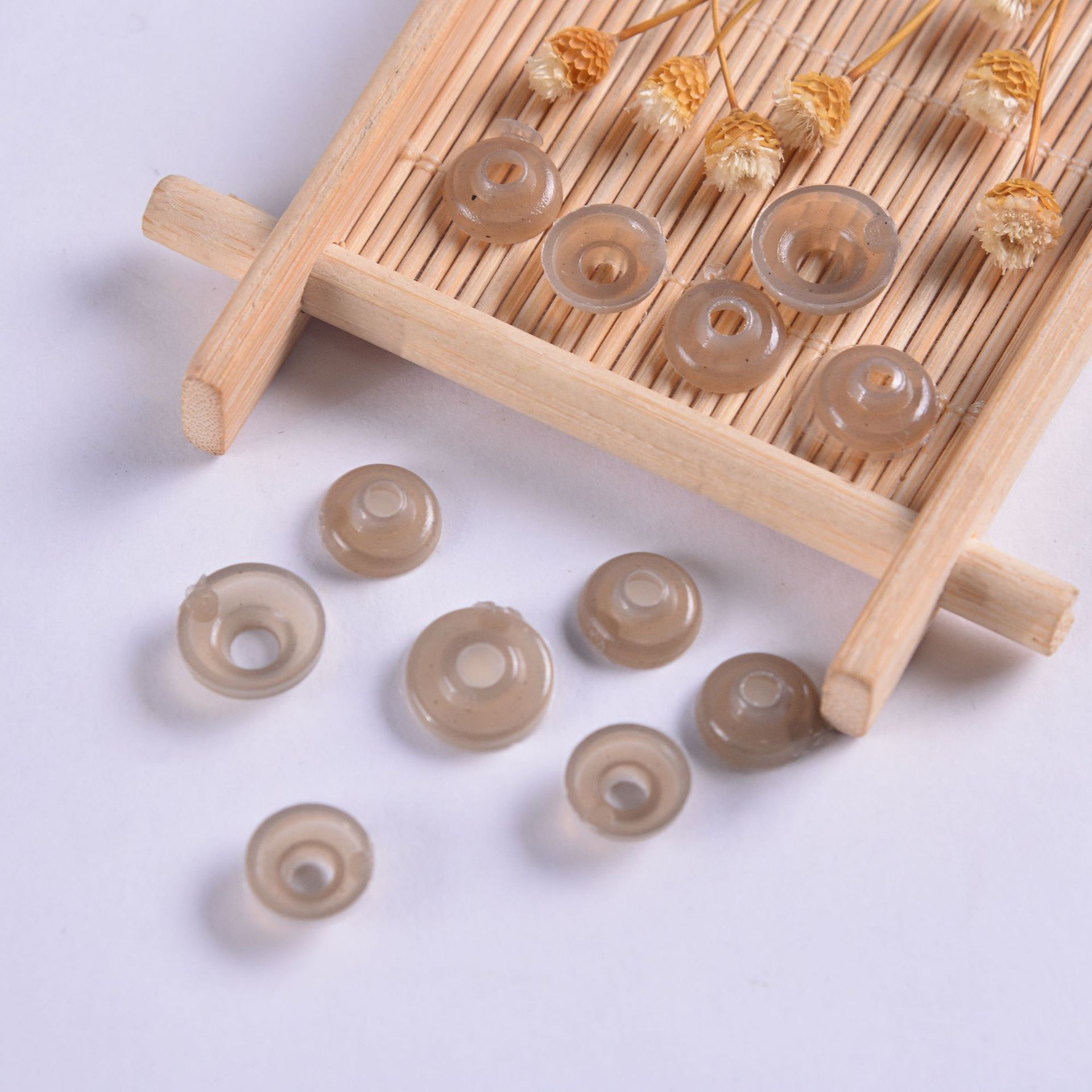 5-40MM玩偶公仔螺纹杆全黑眼睛 布娃娃黑豆眼睛批发diy配件眼珠详情图3