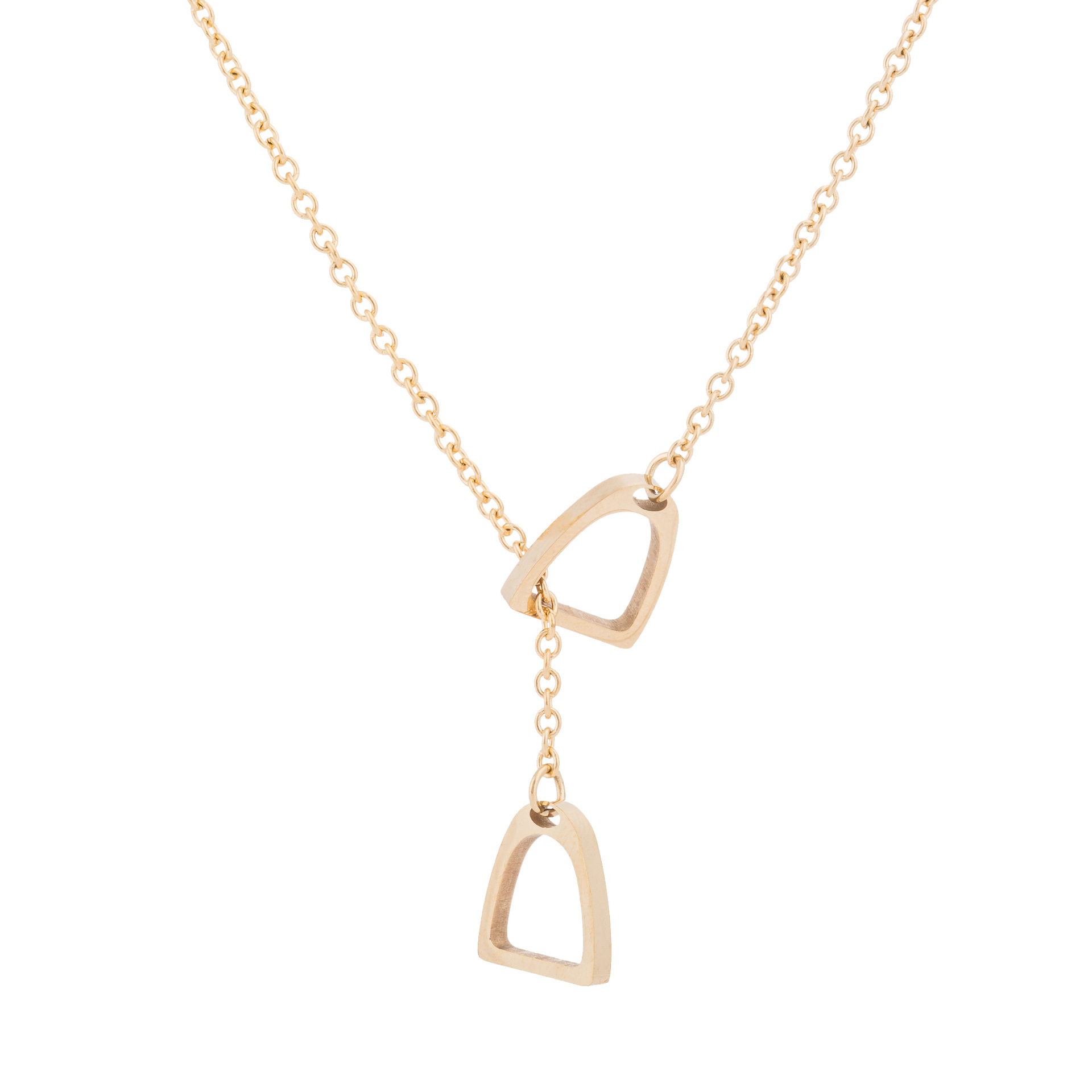 New Korean Version Of Korean Fashion Necklace Personality Animal Necklace Ladies Stainless Steel Horseshoe Necklace Manufacturers Spot Wholesale Item Picture