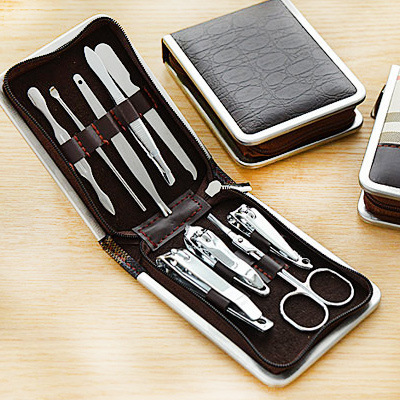 Nail clipper set 9-piece manicure tool clipper set Nail clipper set Nail clipper Clipper set Genuine carbon steel