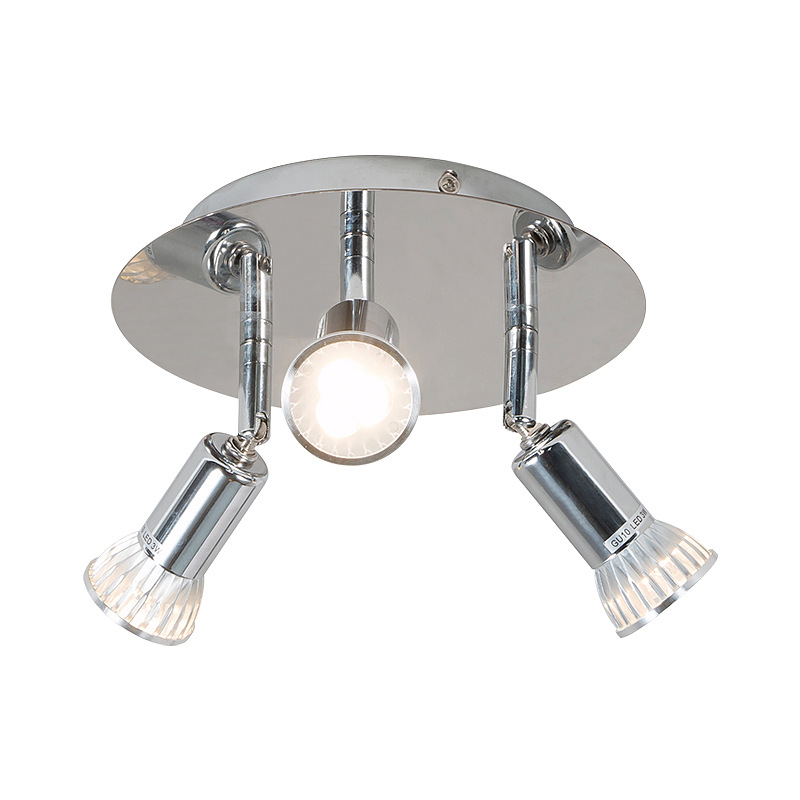 Cross-border spotlights gu10 spotlights led ceiling decoration bright bright mounted 3 adjustable spotlights 9W Application Scenario