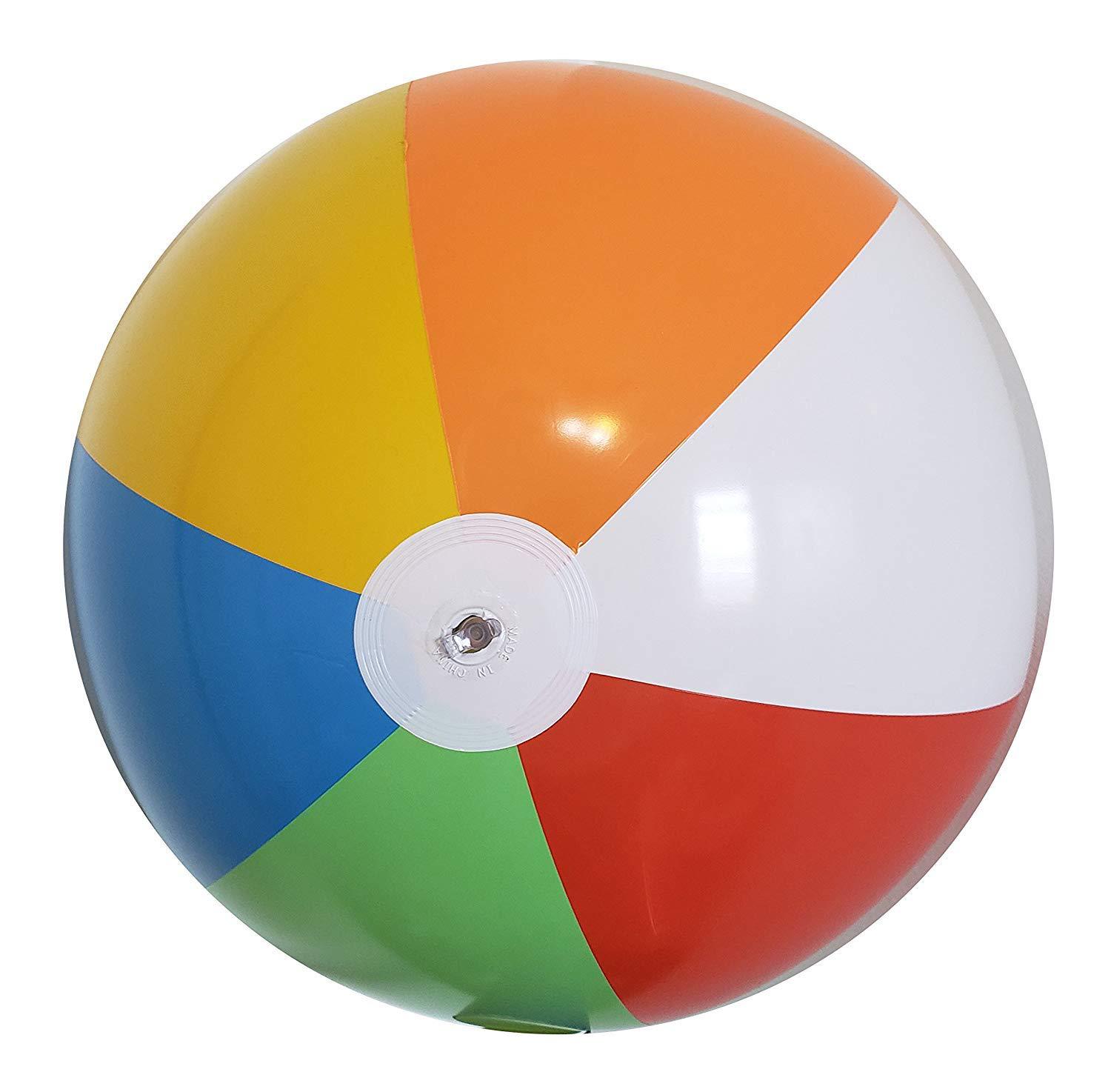 Source Manufacturer Pvc6 Color Inflatable Beach Ball Can Print Logo Swimming Pool Inflatable Ball Advertising Ball Item Picture