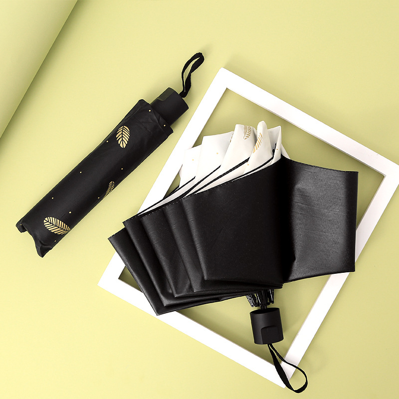 Feather umbrella, vinyl umbrella, princess sunshade umbrella, girl's fresh and simple, UV-resistant umbrella, folding advertising umbrella Application Scenario