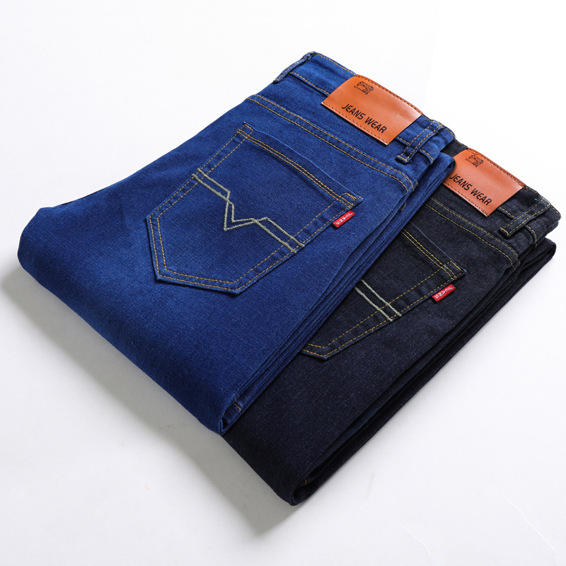 Spring jeans for men, straight-leg loose stretch pants, casual long pants, Korean-style slimming, versatile and trendy jeans Application Scenario
