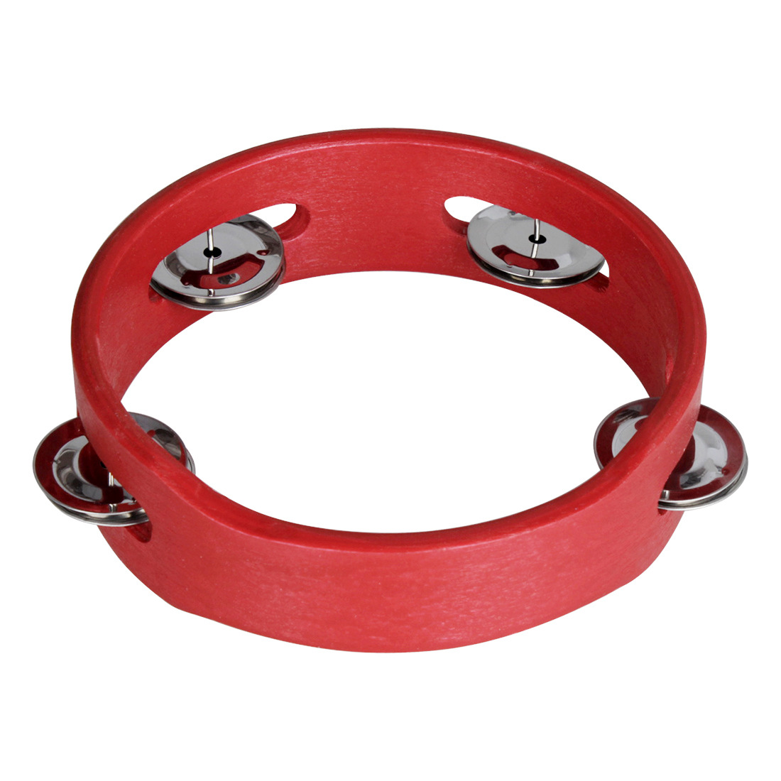 Percussion instruments: 6-inch wooden hand-cranked bells, children's round orff instruments, flower drum rings, children's single-row hand-cranked bell rings Item Picture