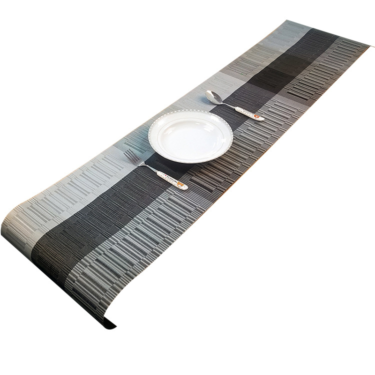 宁欣 跨境table runner 30*180欧式桌旗酒店西餐垫隔热竹节餐桌垫详情图5
