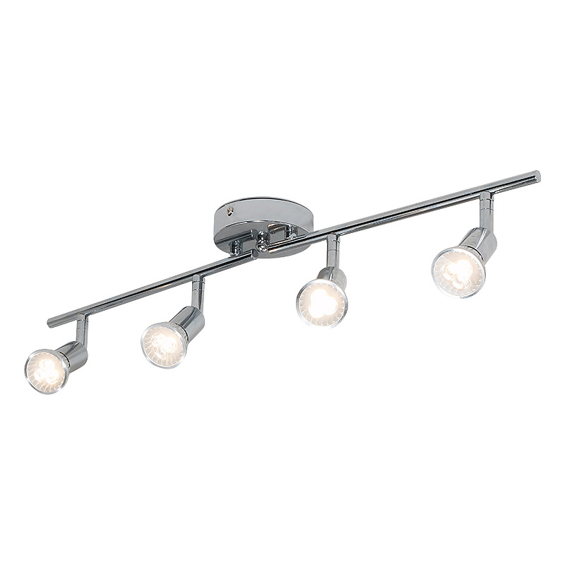 Cross-border 4 led spotlights with ceiling flower spotlights in exhibition hall with open background wall kitchen adjustable spotlights Item Picture