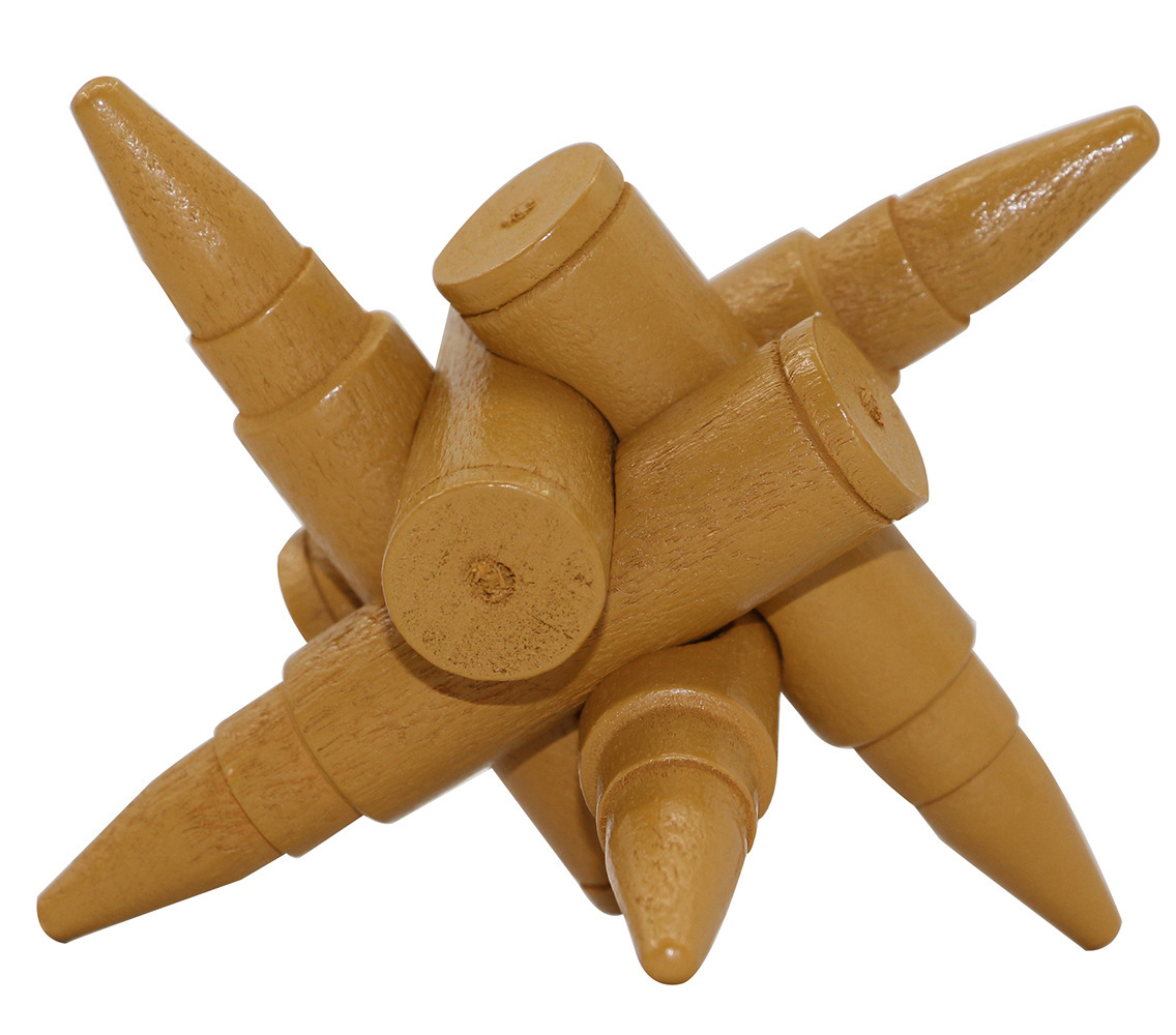 孔明锁 儿童木制玩具 孔明锁鲁班锁全套古典榫卯木制玩具 孔明锁详情图2