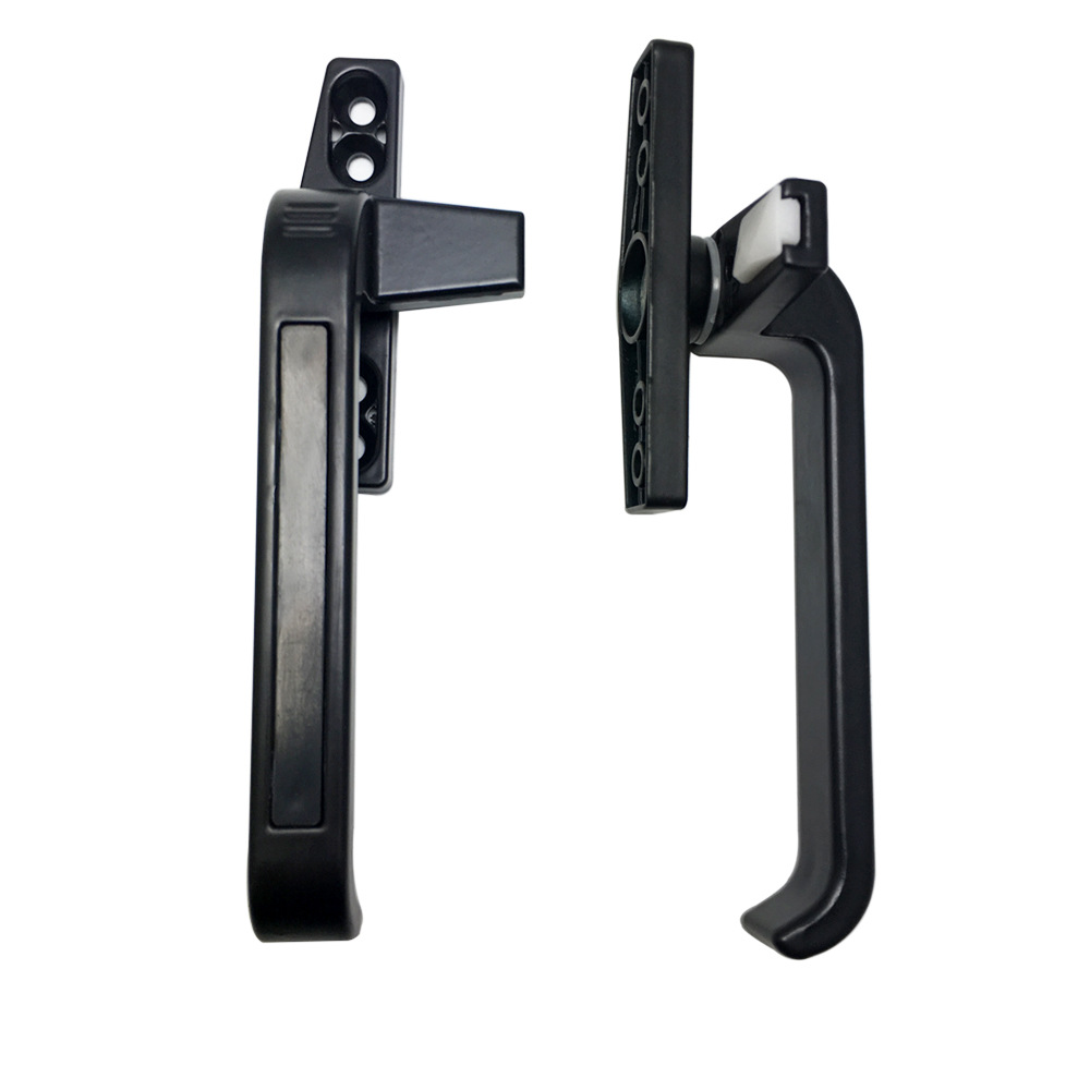 50 aluminum alloy window handle, flat-opening door and window single-point 7-shaped thickened handle, window pull, outward-sliding window lock, aluminum alloy Item Picture