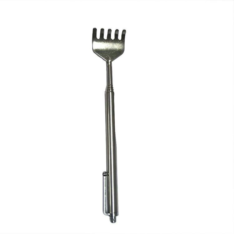 All-steel handle five-section, no need to ask for help, stainless steel itch-scratching rake, telescopic itch-scratching, elderly joy, filial son hand scratch-back device wholesale Specification image