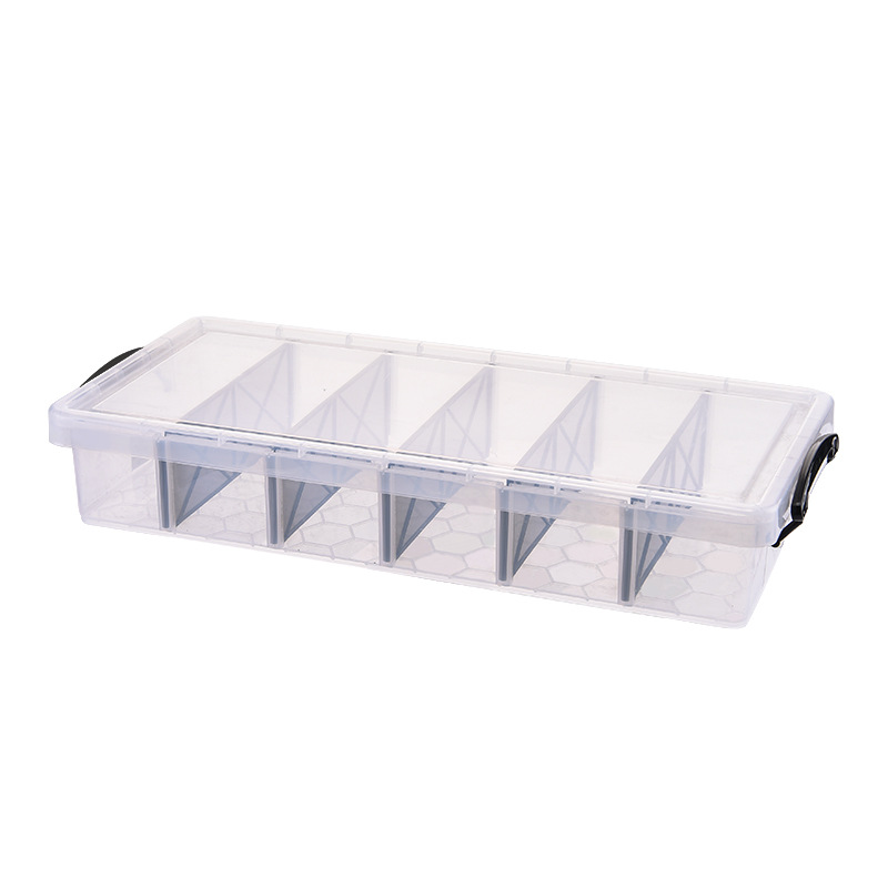 Separated storage box, separated storage box, transparent underwear storage box, multi-functional underwear and socks storage and organization box Item Picture