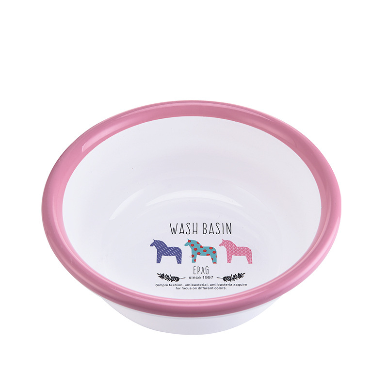 Household washbasin, student washbasin, advertisement washbasin, two-color ring washbasin, plastic washbasin Application Scenario