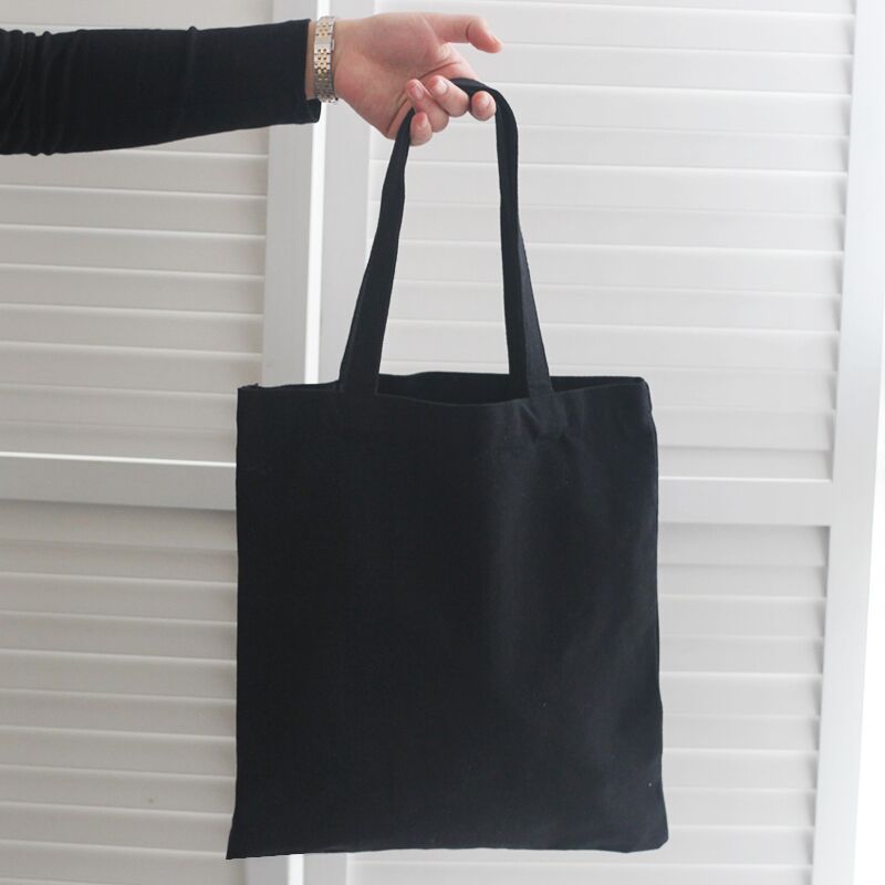 Spot Cotton Blank Advertising Hand Canvas Bag Custom Shopping Bag Cotton Bag Custom Logo Specification drawing
