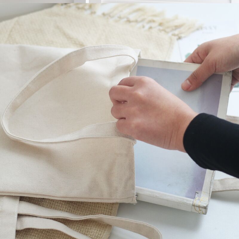 Spot Cotton Blank Advertising Hand Canvas Bag Custom Shopping Bag Cotton Bag Custom Logo Application Scenario