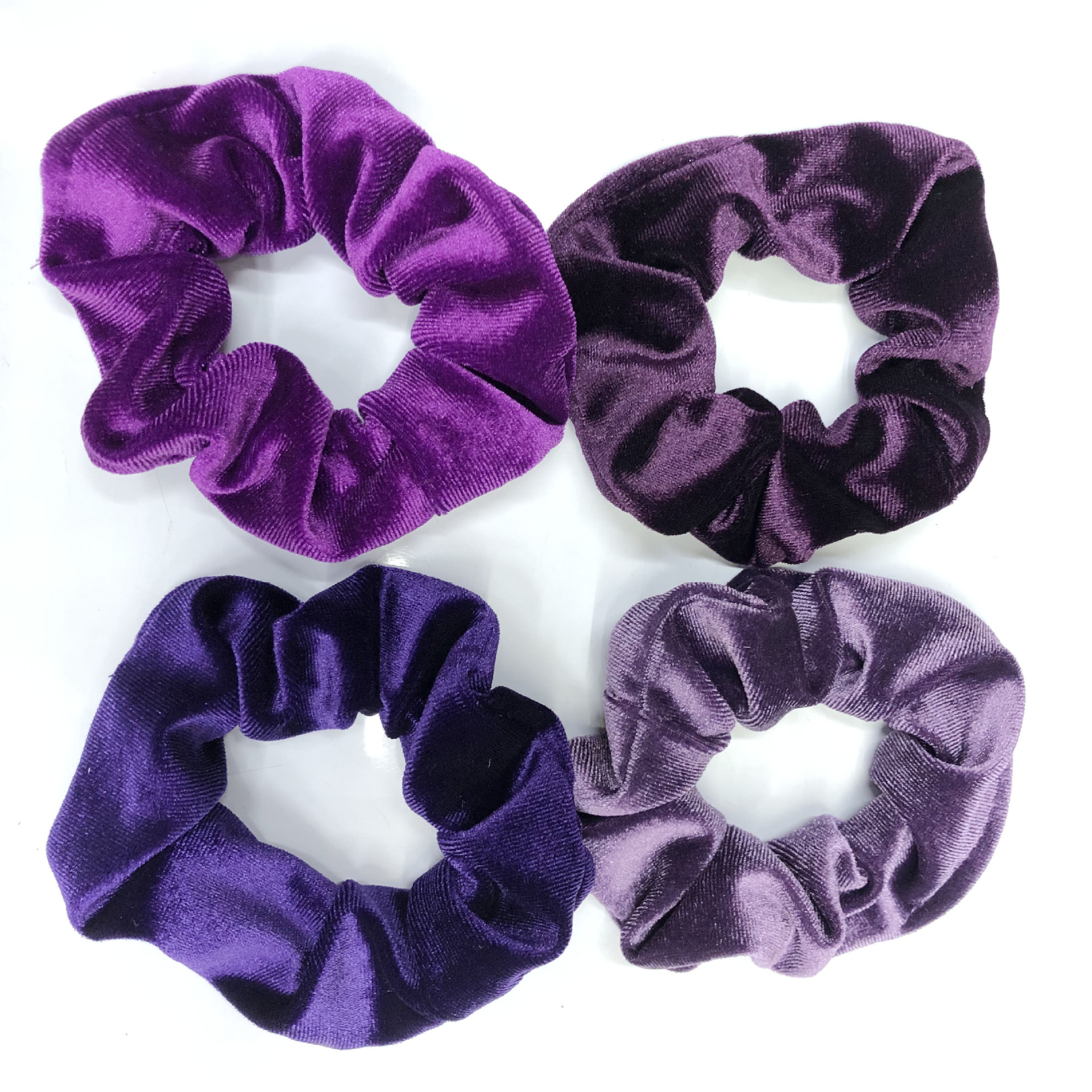 Korean version velvet velvet velvet cloth pig large intestine hair bands, cross-border European and American hair accessories, hair ropes, women's hair accessories wholesale Specification image