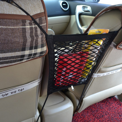 Double-layer storage net bag for car seats, universal storage bag, storage net, miscellaneous bag, seat room net manufacturer wholesale details Picture