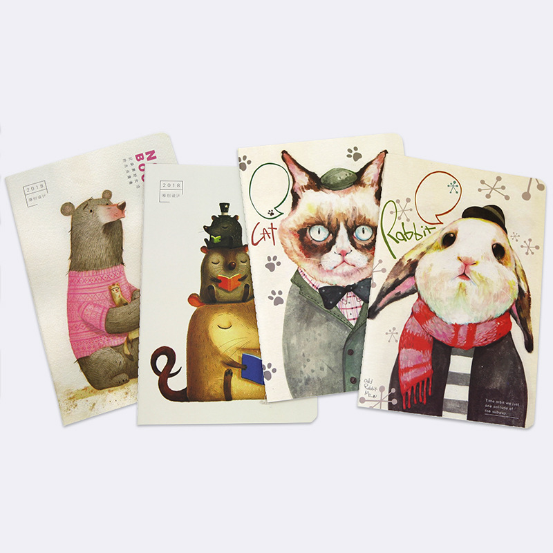 2024 New Car Line Cartoon Notebook Students Creative Practice Color Printing Can Print Logo Cross-Border Book details Picture