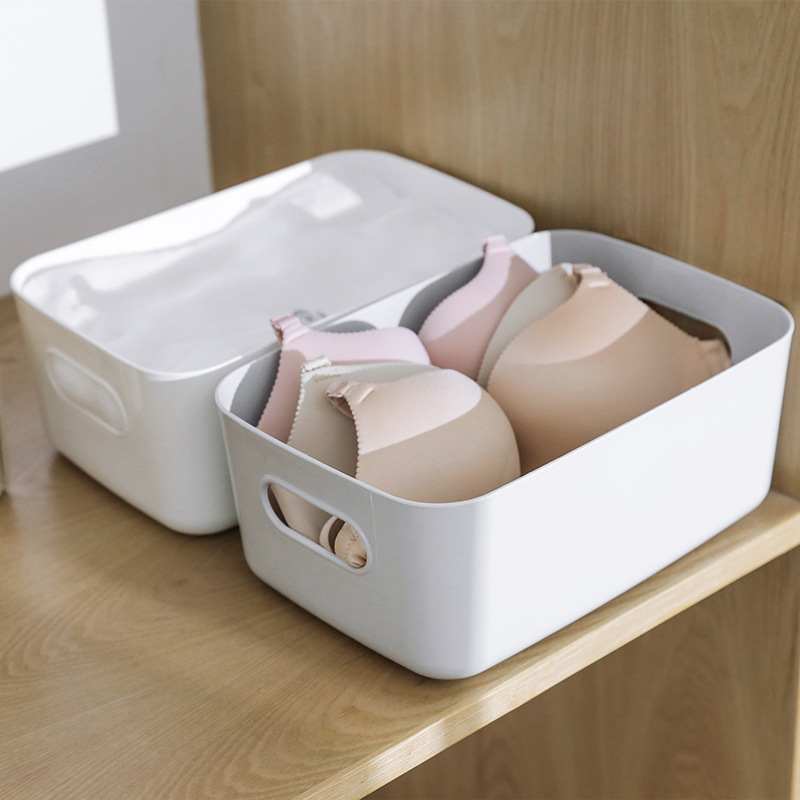 Storage box, desktop cosmetics storage, sundries organization box, storage basket, plastic snacks, home kitchen storage box