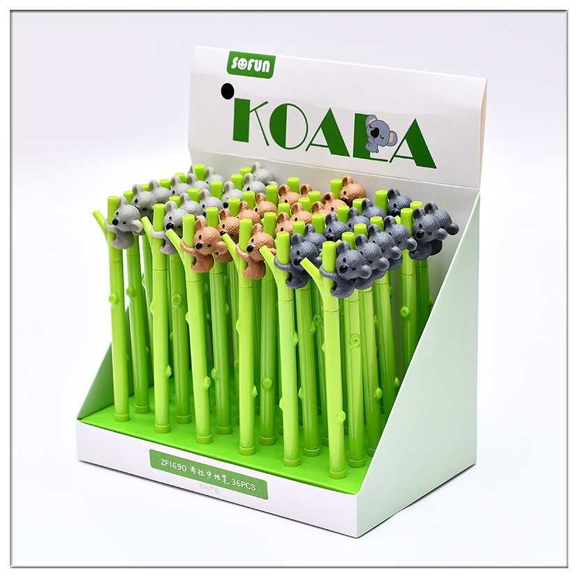 2021 New Product ZF1690 Koala Koala Cartoon Plastic Gel Pen, creative student gel pen Item Picture