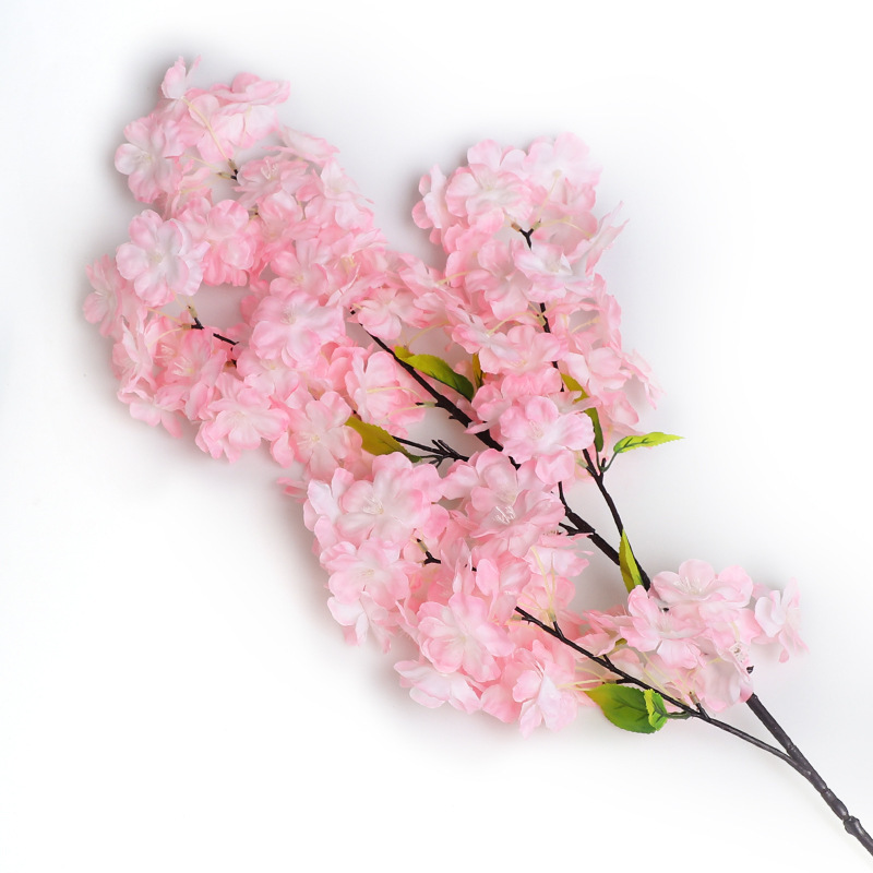 Simulation Flower Simulation Cherry Blossom Branch 4 Branches 3 Branches Pear Blossom Peach Blossom Branches Wedding Decoration Fake Flower Wholesale Item Picture