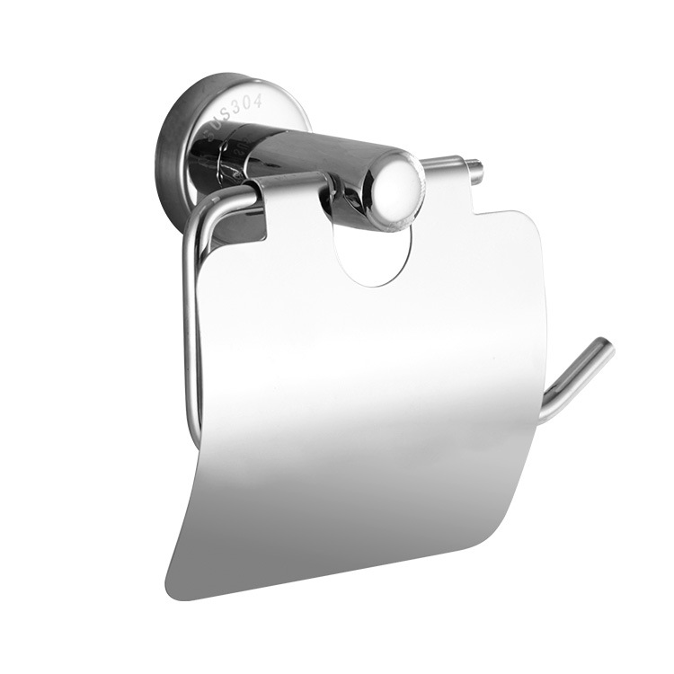 Factory direct supply 304 stainless steel tissue holder, hotel bathroom stainless steel tissue box, bathroom creative toilet paper holder Application Scenario
