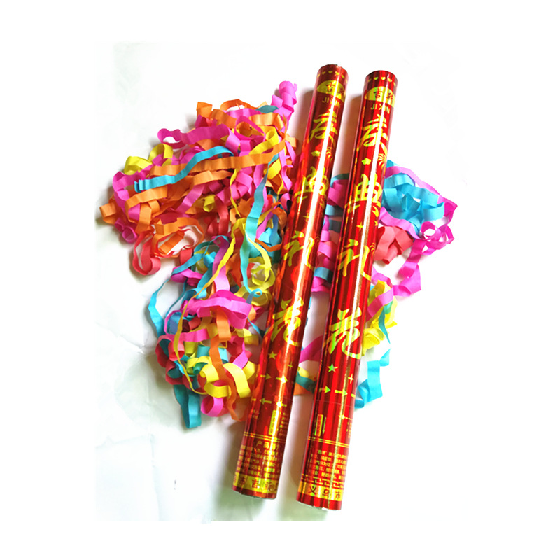 礼炮派对30cm/礼炮喜庆/婚庆用品/手持礼炮/纸手拉花产品图