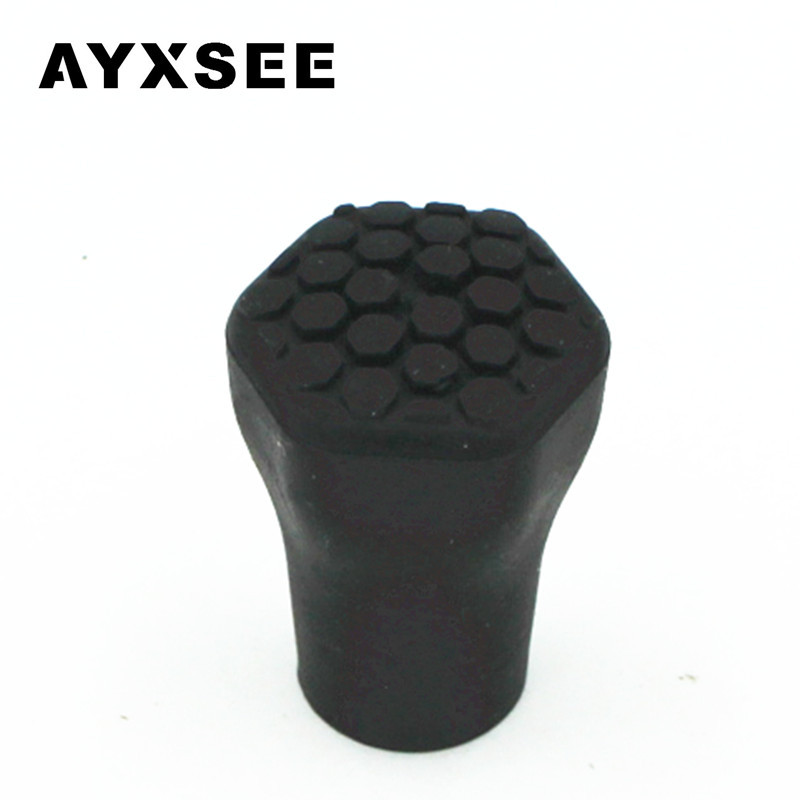 AYXSEE户外登山杖健走杖手杖配件 六边脚套杖尖保护套防滑详情图3