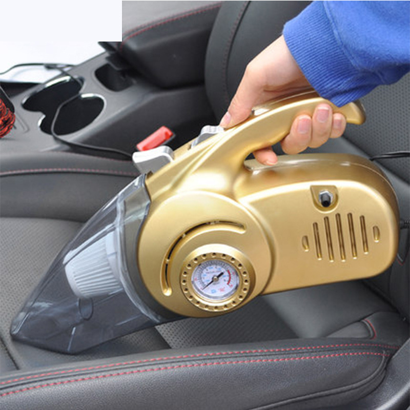 Dust 4-in-one car vacuum cleaner, indoor plug-in tire pressure measurement, new integrated air pump for car inflation Application Scenario