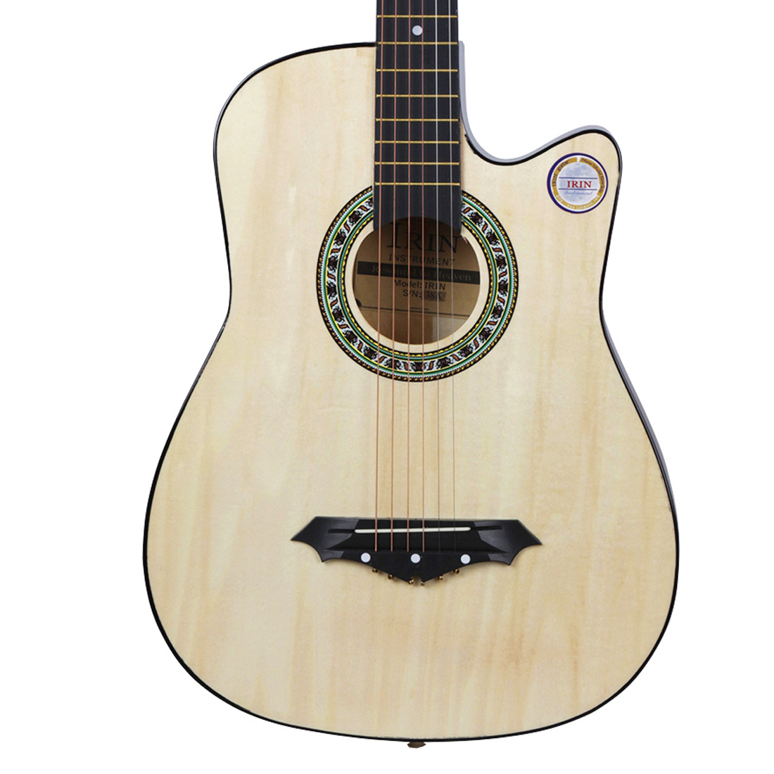 Irin 38-inch color acoustic guitar 38A, beginner's practice guitar, ten-color available instrument wholesale Application Scenario