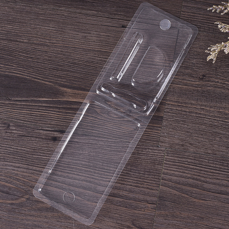 厂家订制翻盖吸塑包装盒  吸塑PVC泡壳 化妆工具透明塑料托盘盒子