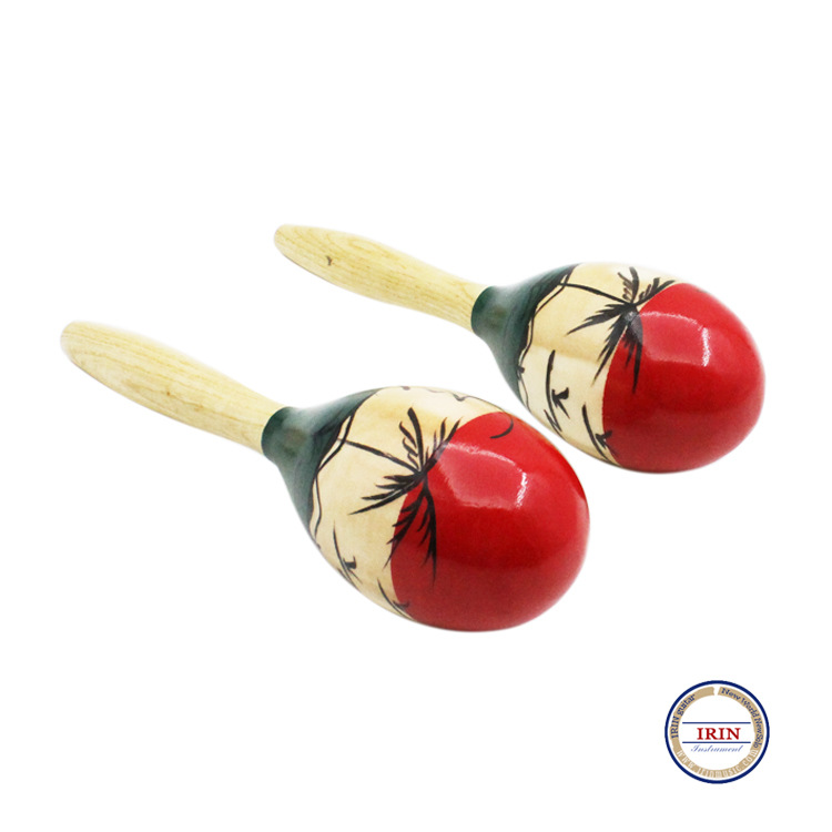 Orff percussion, wooden coconut tree, sandhammer, children's early education toy, sandball, musical instrument accompaniment, sandhammer, KTV bell Specification image