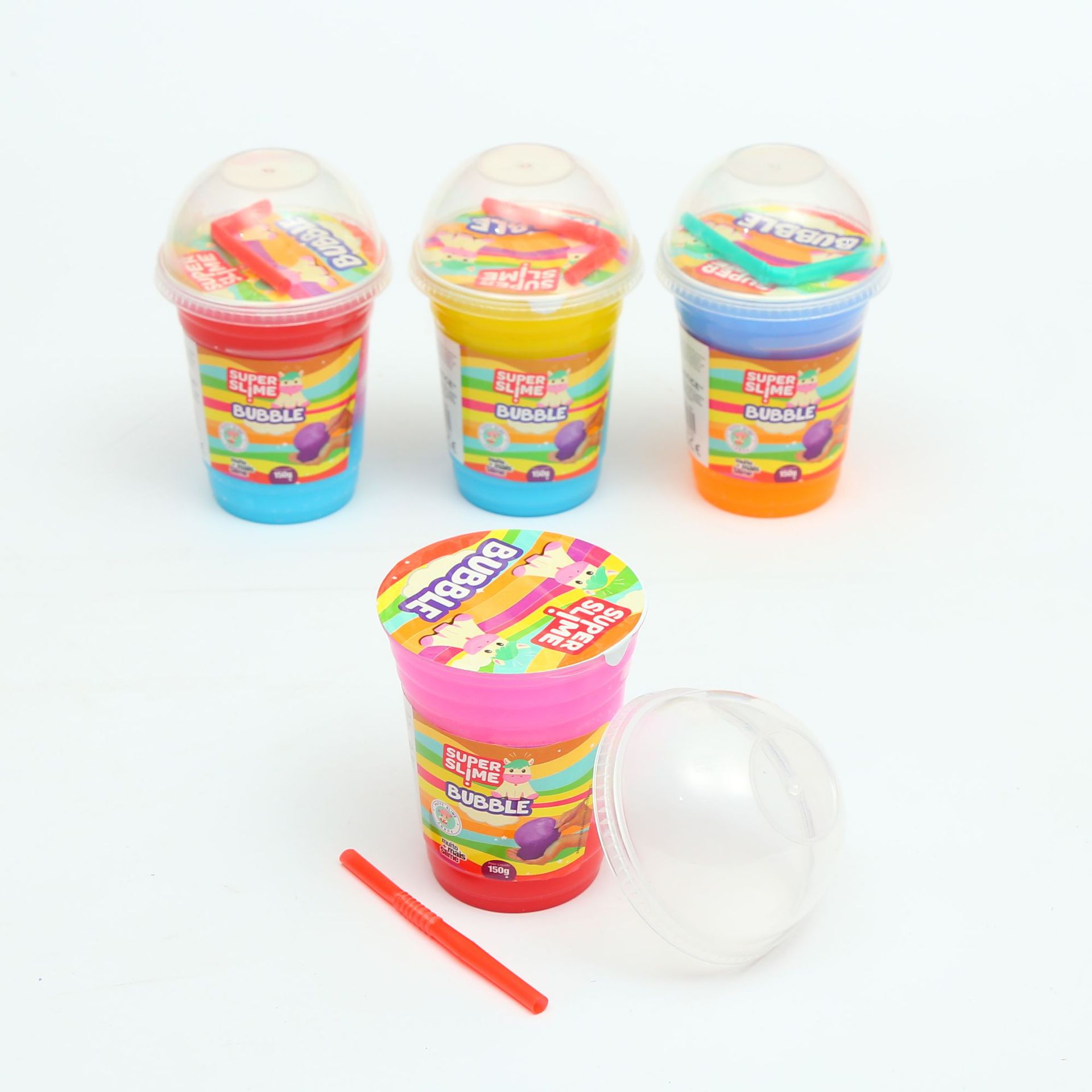 Wholesale of Amazon's creative milk tea cups with colored mud, three-color crystal mud, children's prank and farting mud from the manufacturer Application Scenario