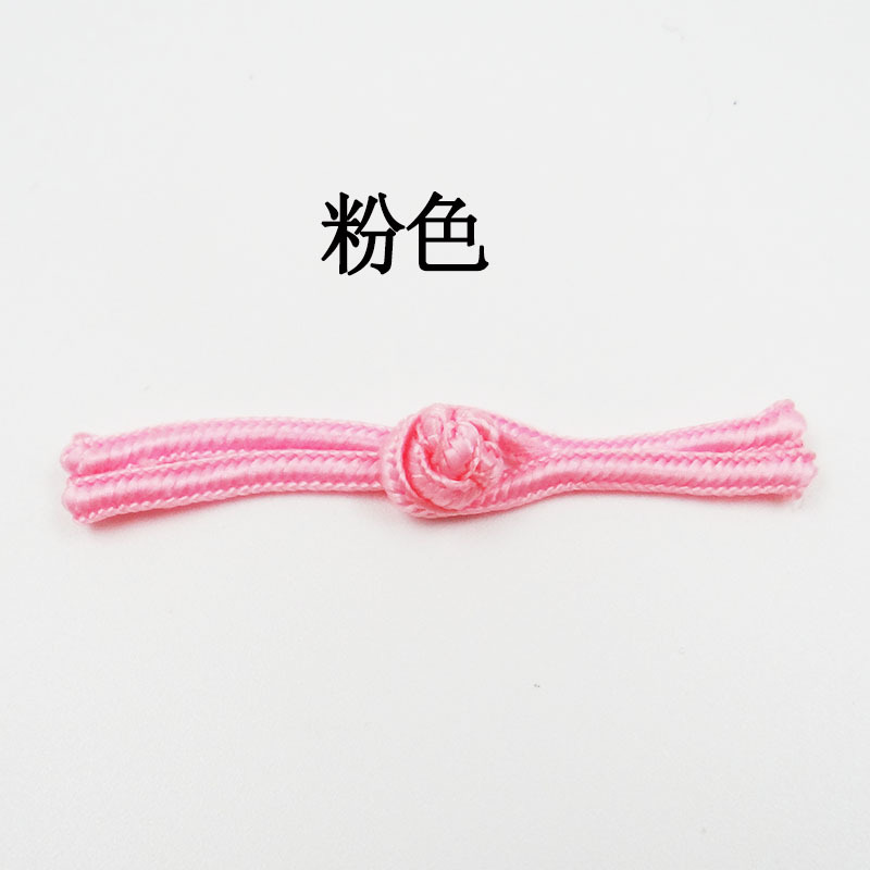 Rope-woven 7-inch one-line button cheongsam, retro button-up, Chinese webbing, ethnic style wedding invitation, Tai Chi long gown, fabric button Application Scenario