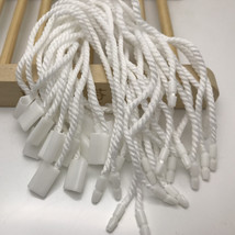 厂家直销粗绳吊粒棉线方扣毛衣吊绳服装挂吊牌可重复使用现货供应