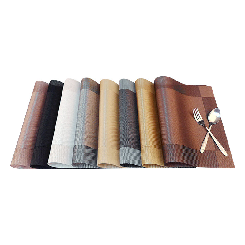 Ningxin placemats, pvc Western placemats, Teslin single-frame heat insulation pads, hotel and family disposable table MATS, cross-border exclusive supply Item Picture